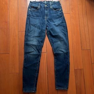7 for all mankind high waisted Genevieve jeans